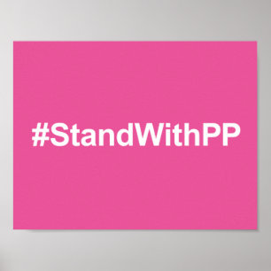 #StandWithPP sign