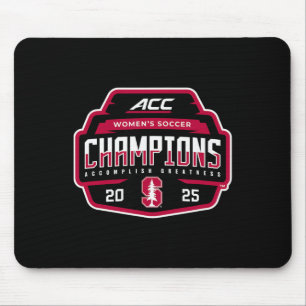 Stanford Cardinal Acc Champs 2025 Women's Soccer Mouse Pad
