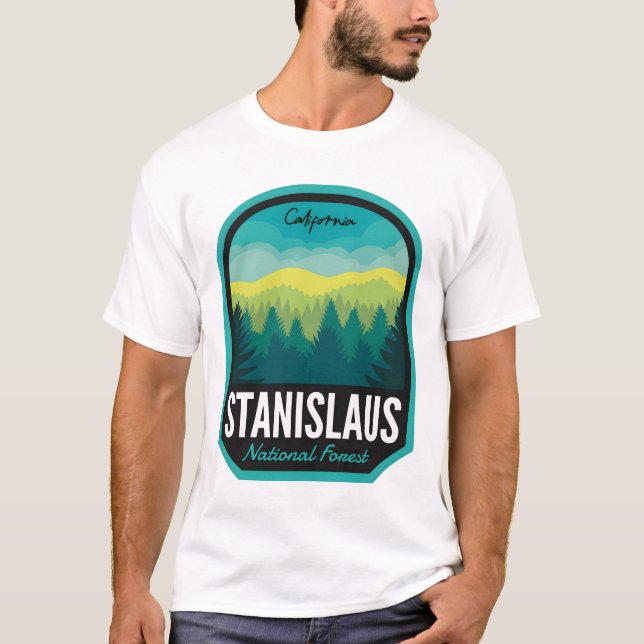 Stanislaus National Forest CA T-Shirt (Front)