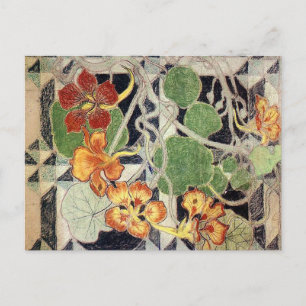 Stanisław Wyspiański ~ Art Nouveau ~ Nasturcje Postcard