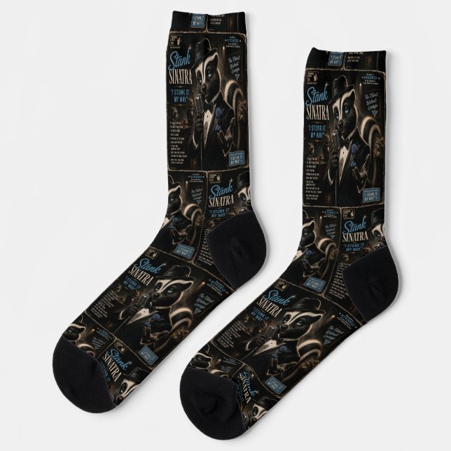 Stank Sinatra Album: a Parody Socks (Left)