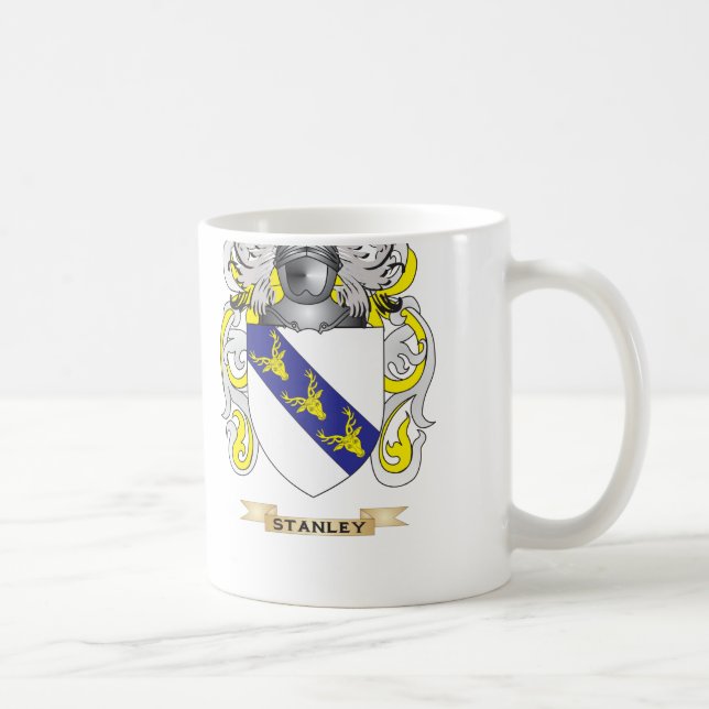 Stanley Coat of Arms (Family Crest) Coffee Mug (Right)