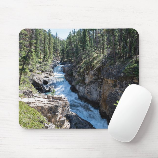Stanley Falls, Nature Waterfall Photography Mouse Pad (With Mouse)