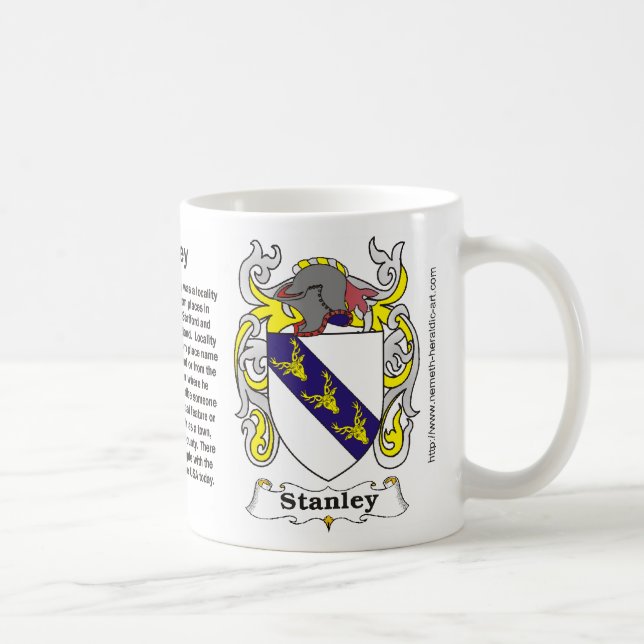 Stanley Family Coat of Arms Mug (Right)