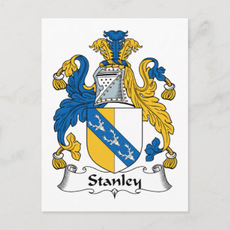 Stanley Family Crest Postcard
