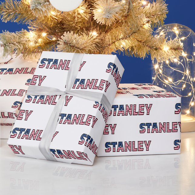 Stanley First Name USA US Gift Paper (Holidays)