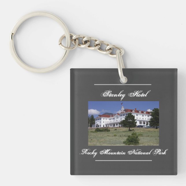 Stanley Hotel Estes Park Colorado Key Ring (Front)