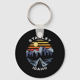 Stanley Idaho Mountains Vacation Camping Souvenir Key Ring