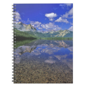 Stanley Lake in the Sawtooth Mountains of Idaho Spiral Notebook