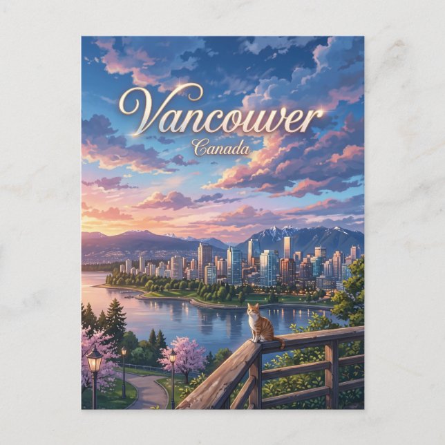 Stanley Park Canada Postcard (Front)