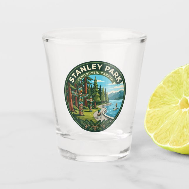 Stanley Park Canada Shot Glass (Front)