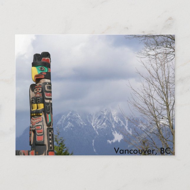 Stanley Park, Vancouver, BC Postcard (Front)