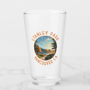 Stanley Park Vancouver Canada Retro Distressed Art Glass