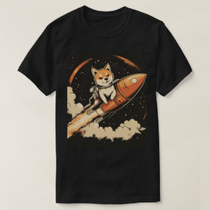 Stanley Shiba Inu on a Rocket T-Shirt