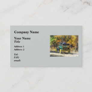 Stanley Steamer Automobile Business Card