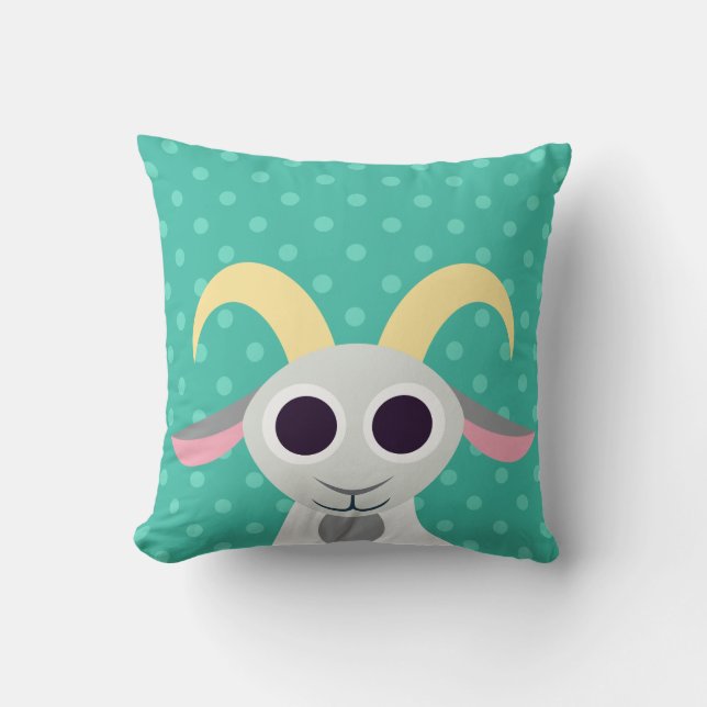Stanley the Goat Cushion (Front)