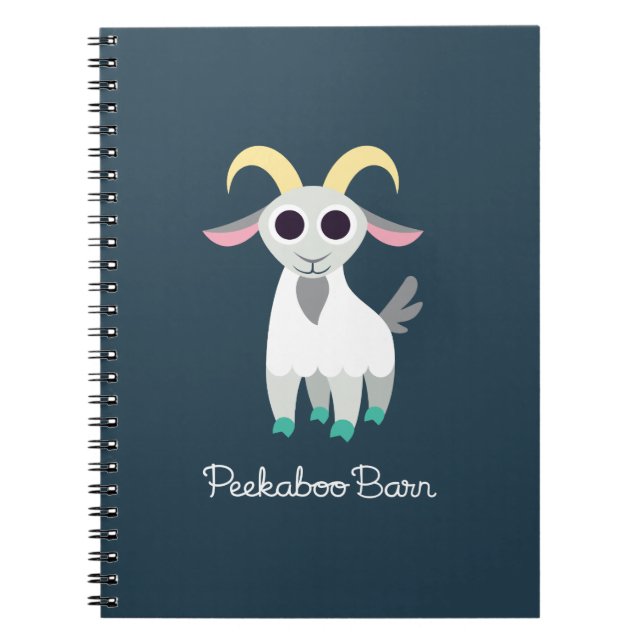 Stanley the Goat Spiral Notebook (Front)