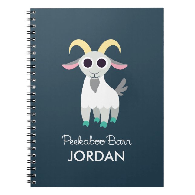 Stanley the Goat Spiral Notebook (Front)