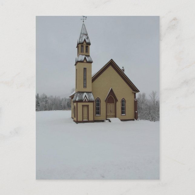 Stannard Vermont Church Postcard (Front)