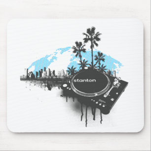 Stanton Miami - DJ Turntable Music Disc Jockey Mouse Pad