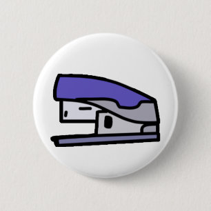 Stapler 6 Cm Round Badge