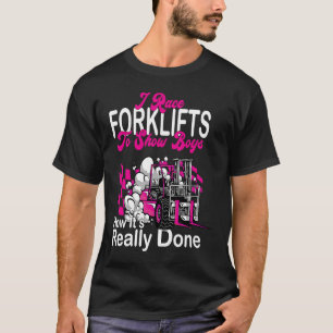 Stapler RacingTeam specialist warehouse forklift l T-Shirt
