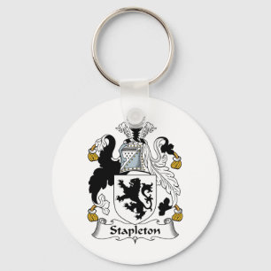 Stapleton Family Crest Key Ring