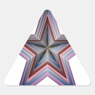 star abstract geometric art triangle sticker