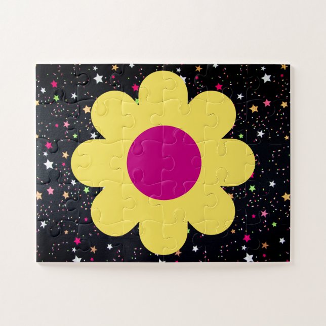 Star and Flower Young Child Puzzle (Horizontal)