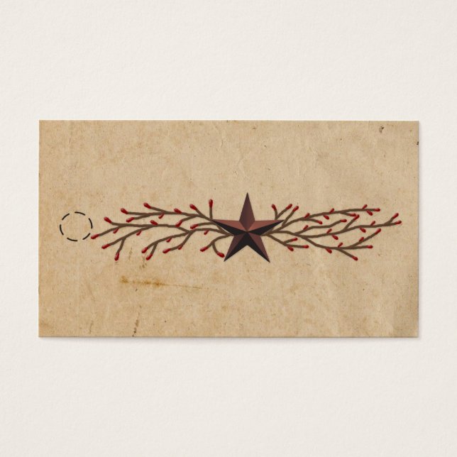 Star And Pip Berry Hang Tag (Front)