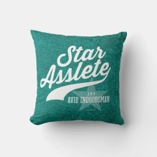 Star Asslete (Avid Indoorsman) Cushion