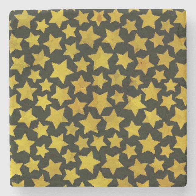 Star background stone coaster (Front)