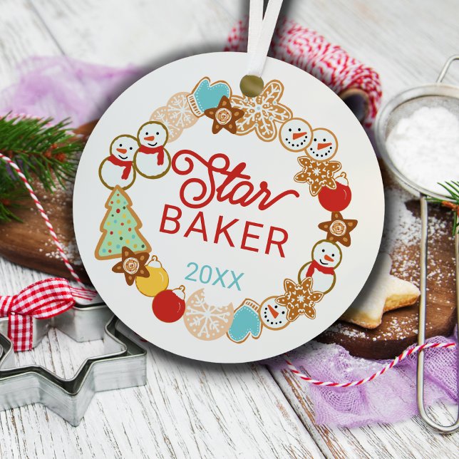 Star Baker Christmas Cookies Holiday Metal Tree Decoration (Creator Uploaded)
