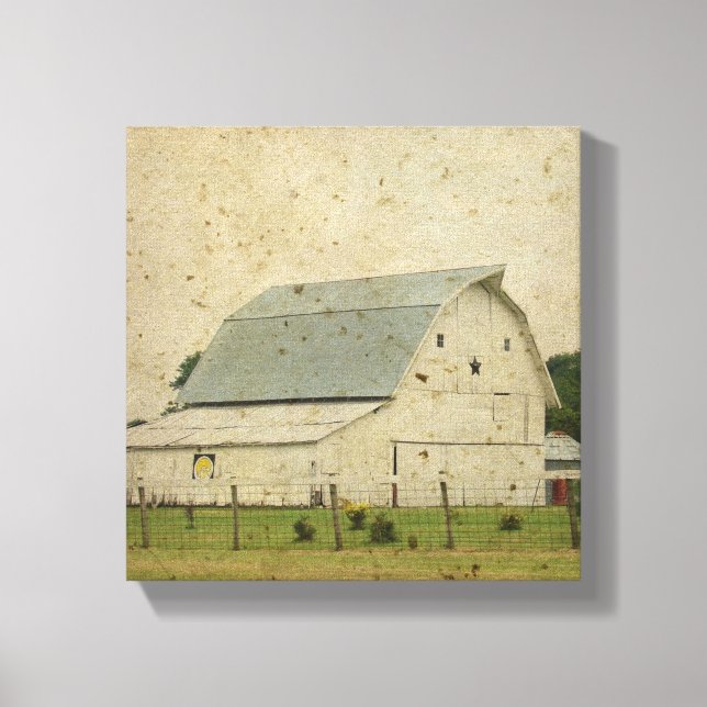 Star Barn Canvas Print (Front)