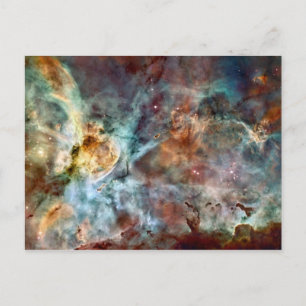 Star birth & death in the Carina Nebula Postcard