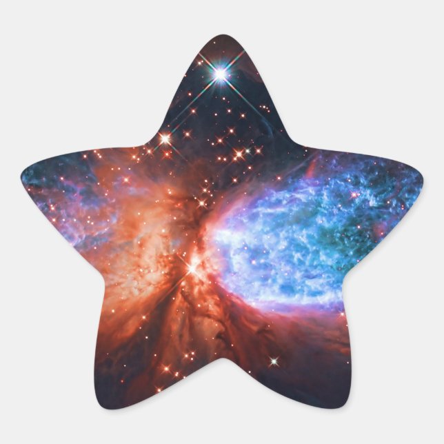 Star Birth in Constellation Cygnus, The Swan Star Sticker (Front)