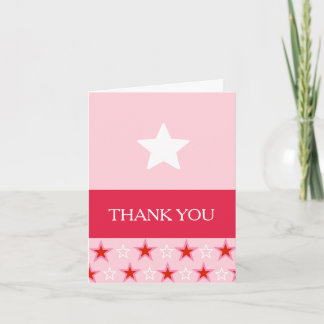 Star Birthday Girl, Thank You Card
