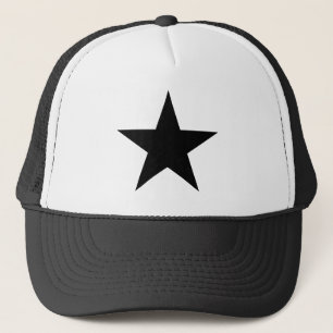 Star - Black White - Emo - Trucker Hat