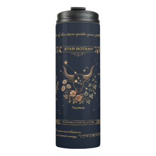 Star Botany Astral Energy Gold Navy Thermal Tumble Tumbler
