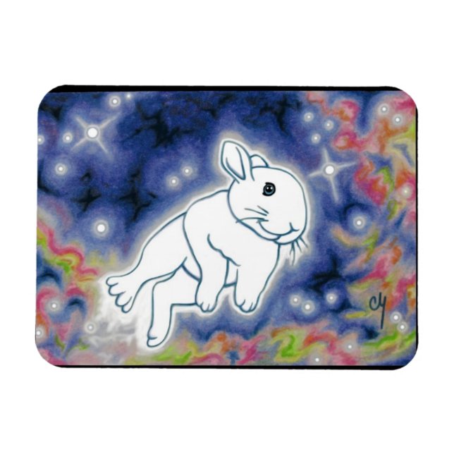 Star Bunny by Carrie Michael Magnet (Horizontal)