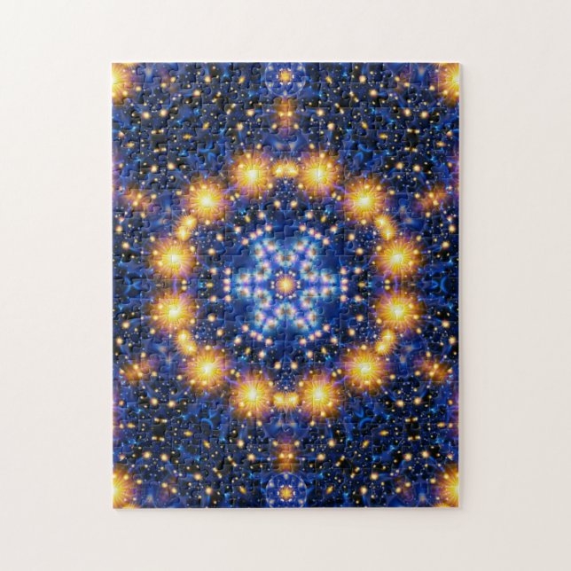 Star Burst Mandala Jigsaw Puzzle (Vertical)