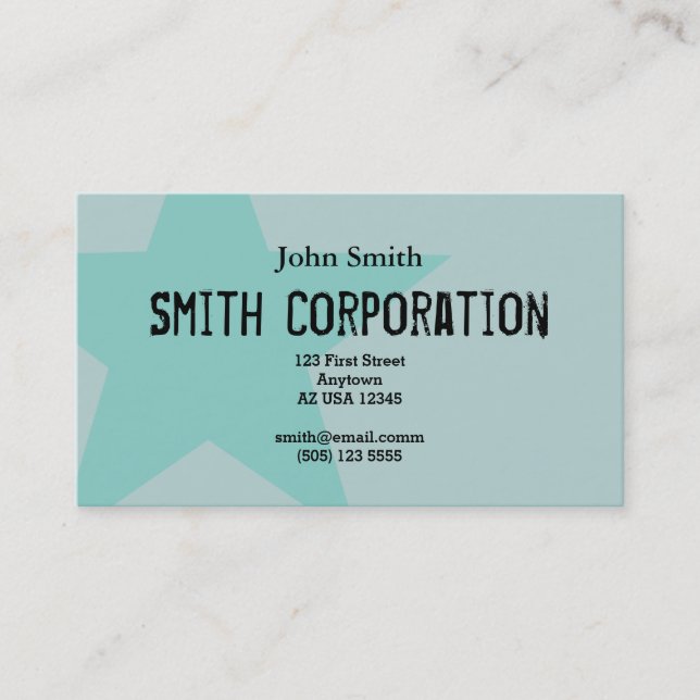 Star Business Card (Front)