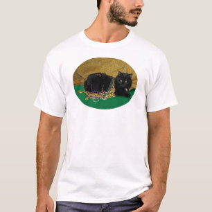 Star Cat with Beads T-Shirt