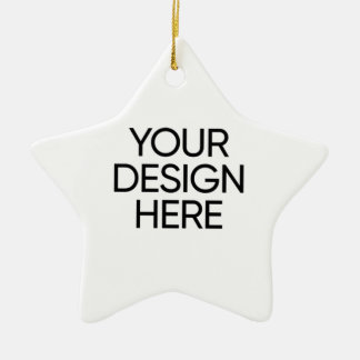 Star Ceramic Ornament