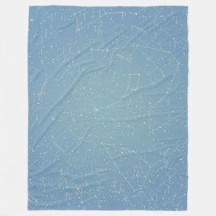 Star Chart Fleece Blanket