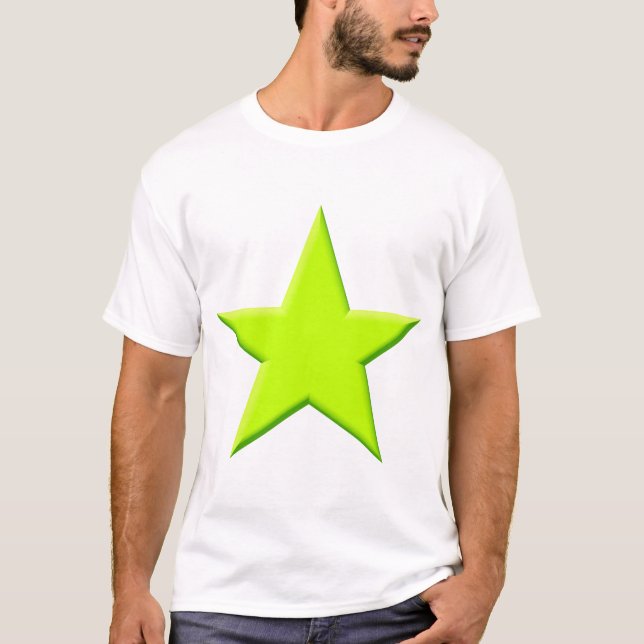Star - Chartreuse T-Shirt (Front)
