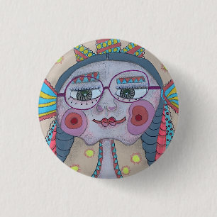 "Star Child" Button Pen