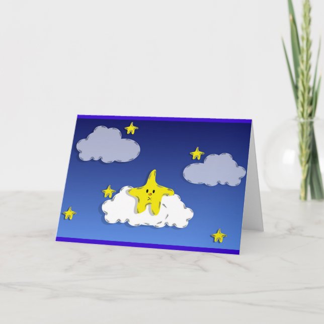Star Child Greeting Card (Front)
