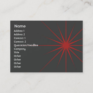 Star - Chubby Business Card