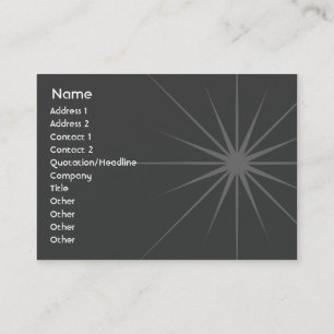 Star - Chubby Business Card